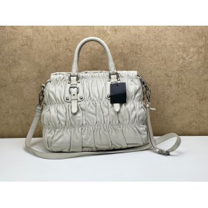 PRADA BN1336 NAPPA GAUFRE FULL LEATHER SHOPPING BAG [NEW]